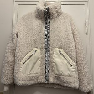 Levi’s Women’s Fleece Jacket - White - XS